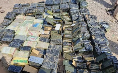 لحج.. الحملة الأمنية تعلن ضبط شحنة ذخائر مهربة كانت في طريقها للحوثيين