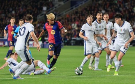 برشلونة ينتفض ويتعادل مع إنتر في مباراة مثيرة بدوري أبطال أوروبا