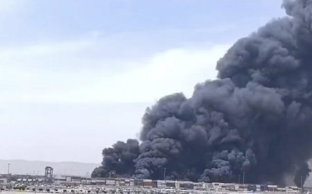 إيران…انفجارات مدمرة تهز ميناء رجائي في بندر عباس وتوقع مئات المصابين