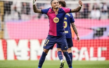 رافينيا يقود برشلونة للفوز على سيلتا فيغو بالدوري الإسباني