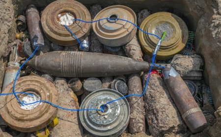 "مسام" ينفذ عملية نوعية لإتلاف أكثر من 4600 قطعة غير منفجرة من مخلفات الحرب في أبين