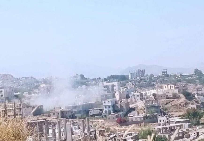 استشهاد طفلة وإصابة شقيقها في قصف حوثي على قرية سكنية غرب تعز